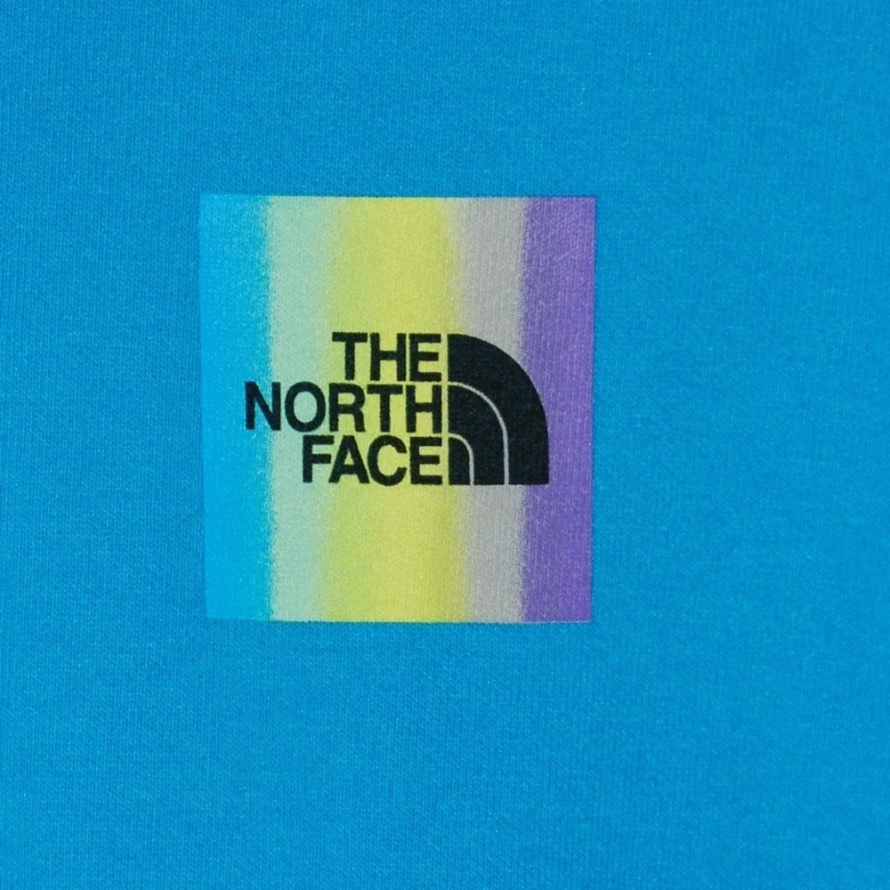 Men's XL The North Face Distorted‎ Half Dome LX Hoodie Blue Sleeve Coordinates